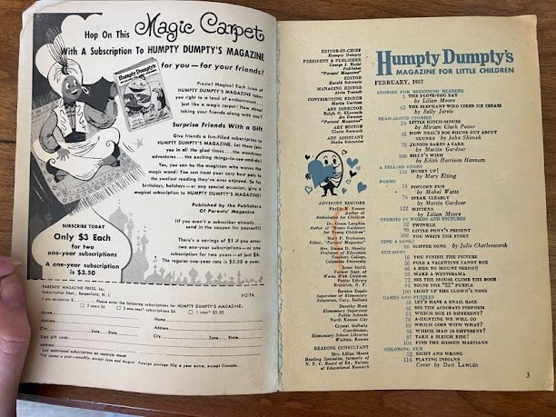 Humpty Dumpty‘s Magazine For Little Children (Lot Of 5)