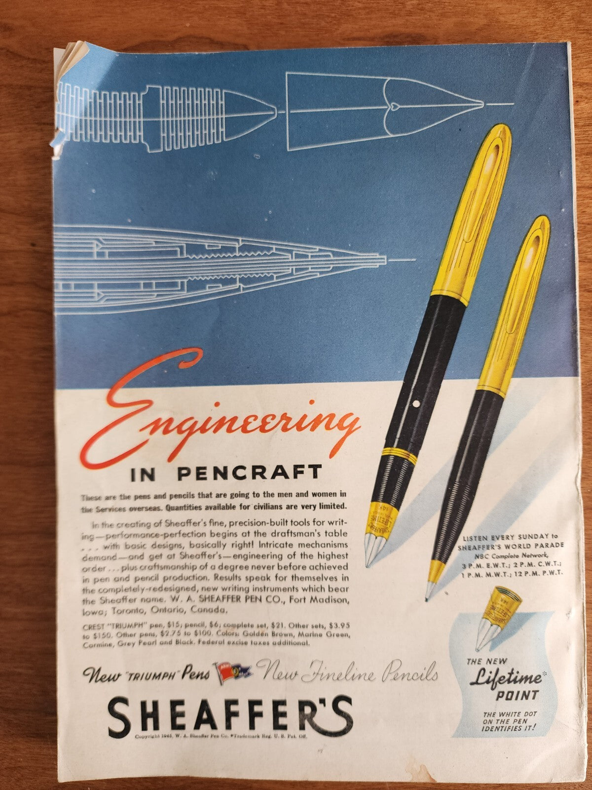 Vtg Popular Mechanics Magazine 1945 August