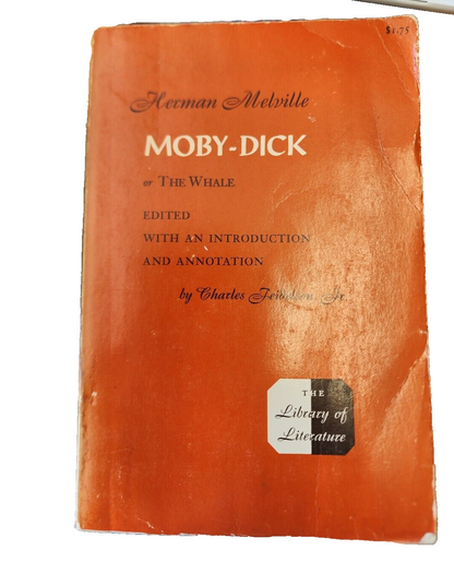 Herman Melville Moby Dick or the whale the library of literature 1964