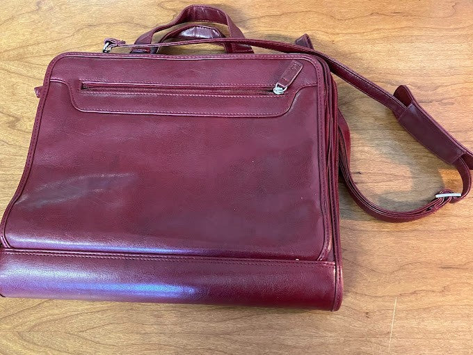 Red Leather - Foray Portfolio Briefcase