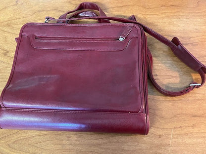 Red Leather - Foray Portfolio Briefcase