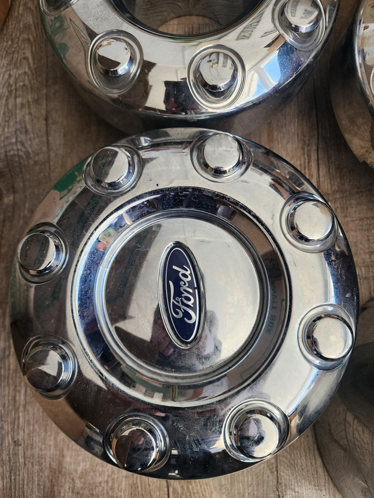 Set of 4 Ford Wheel Center Rim Cap Hub Cover CHROME