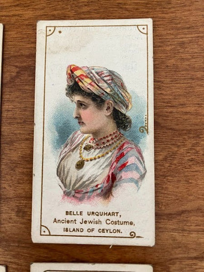 DUKE'S CIGARETTES: PORTRAITS OF ACTORS & ACTRESSES - Lot of 8