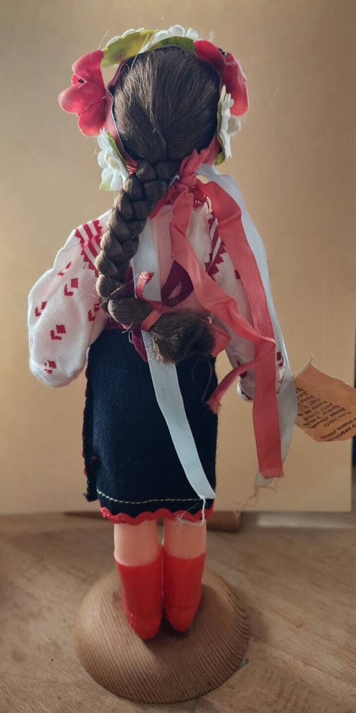 Vtg European Polish Costume Doll - POLAND - International Souvenir Dolls 10"