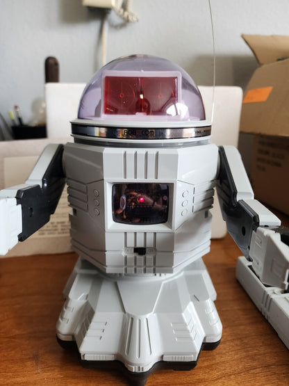 Vtg 1984 Battery Operated Robocom w/Voice Recognition