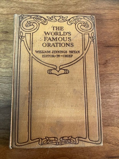 1906 THE WORLD'S FAMEOUS ORATIONS - William Jennings Bryan - 8/10 Volumes