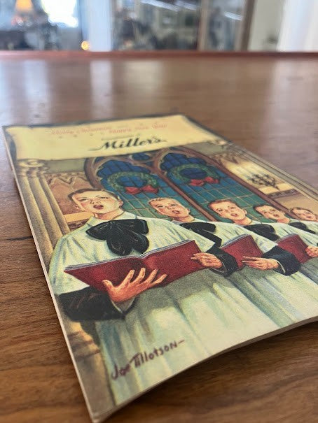 Vintage Carols For Christmas Booklet - Miller's Songbook - Jo Tillotson