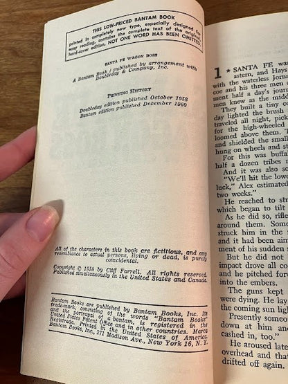 Bantam Books by Cliff Farrell