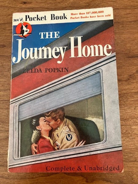 Vtg Pocket Book - THE JOURNEY HOME by Zelda Popkin