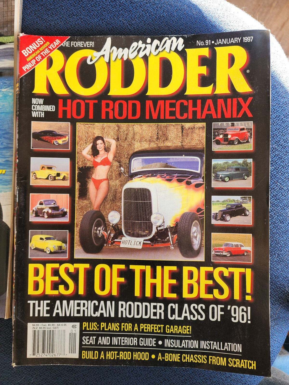 Lot of 2 American Rodder Magazine Hot Rods & Swimsuits 1997 No 97 & 91