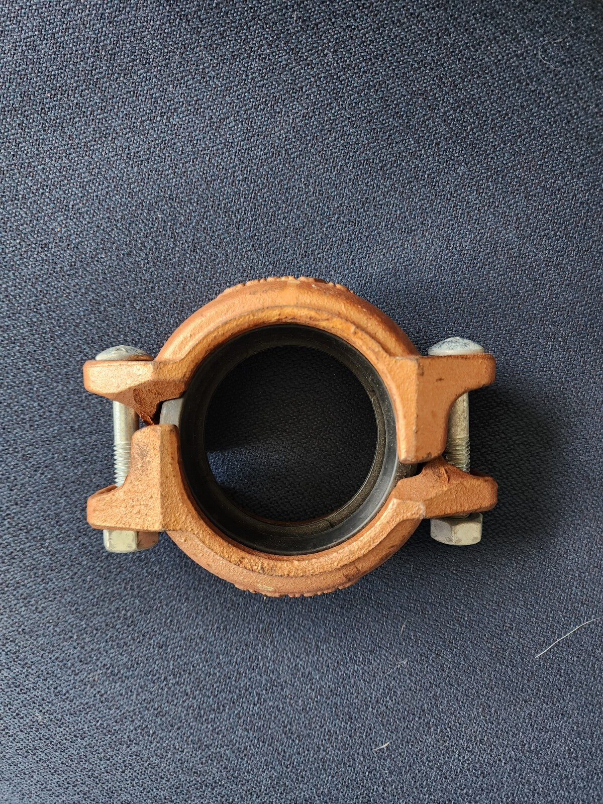 Victaulic 2-1/2" Quickvic 607 Grooved Rigid Coupling for Copper Tube