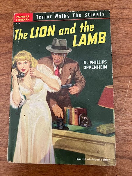 Vtg Paperback - E. Phillips Oppenheim: THE LION AND THE LAMB