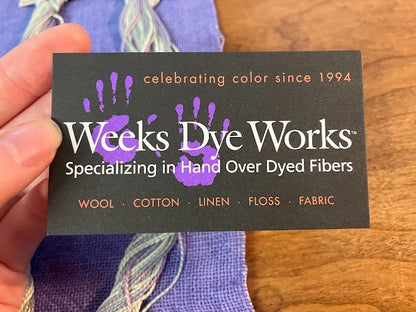 Weeks Dye Works - Linen Fabric and (3) Floss