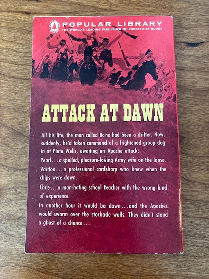 Popular Library - DECISION AT PIUTE WELLS by Philip Ketchum