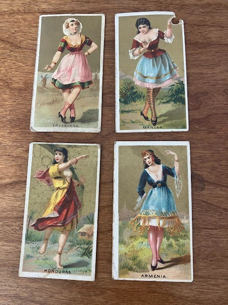 Kimball Dancing Girls of the World - lot of 4