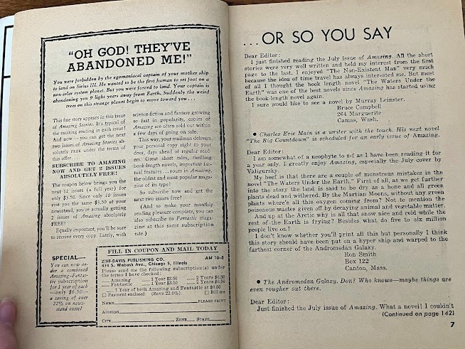 AMAZING SCIENCE FICTION STORIES - This Crowded Earth by Robert Bloch