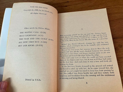 Vtg Paperback - Tame the Wild Flesh - Wilene Shaw