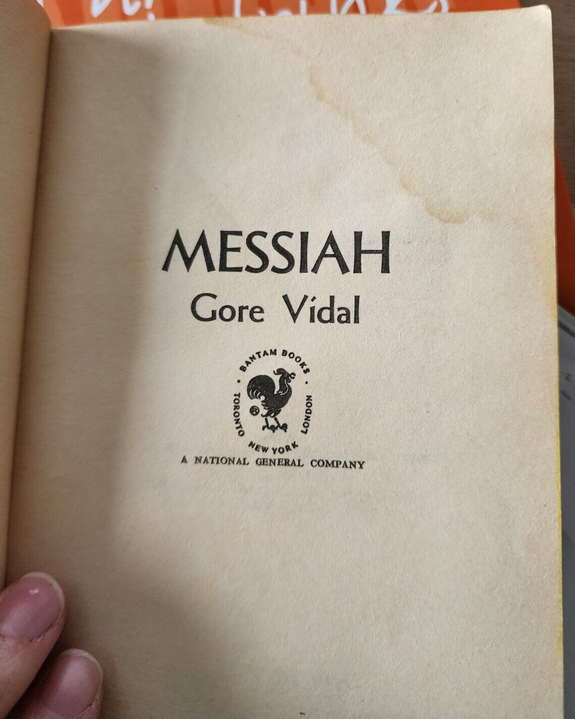 Gore Vidal Messiah By Myra Breckinridge (1972, Paperback)