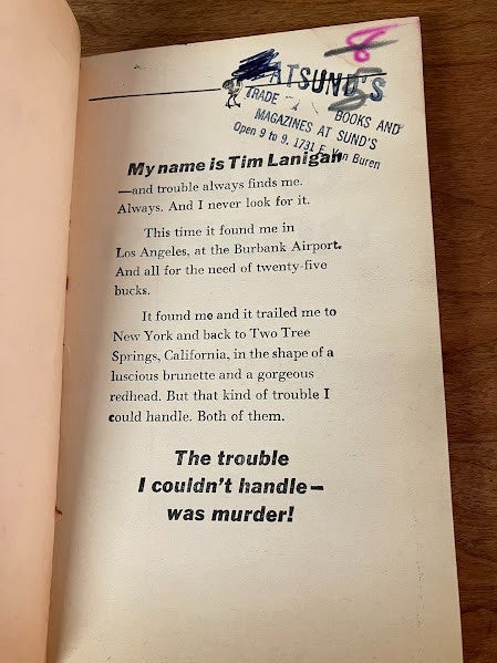 Bantam Book - Dead Pigeon - Robert P Hansen