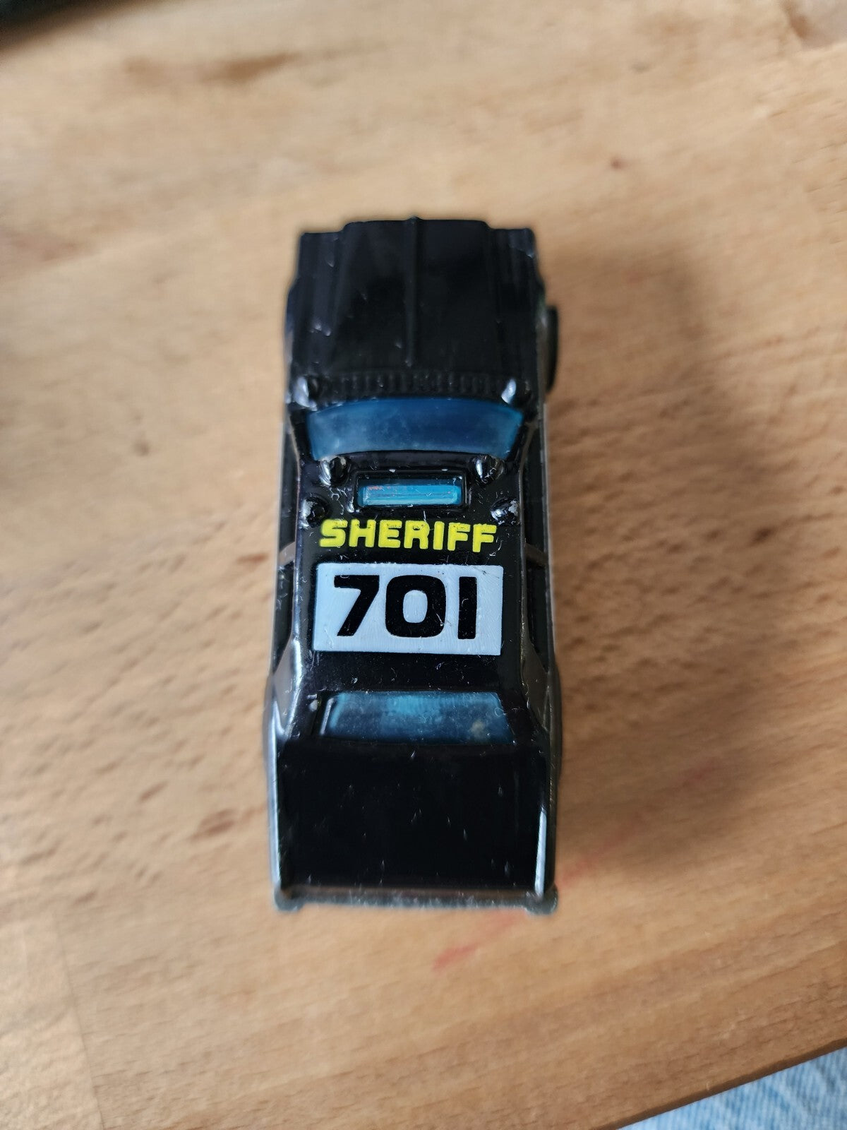 1982 Vtg Hot Wheels Blackwall Sheriff 701 Patrol Car Malaysia
