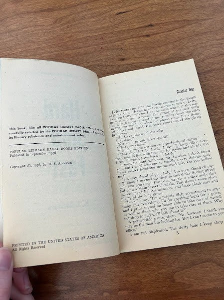 Popular Library - U.S. Andersen - Hard and Fast