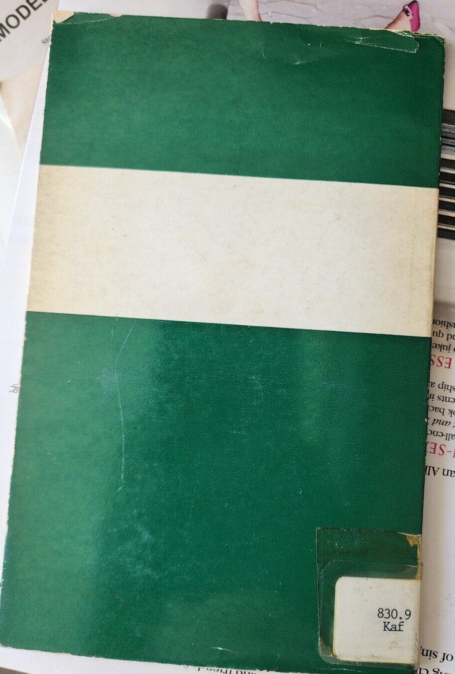 Kafka, der Dichter : Ein Vortrag. Friedrich Beissner Beißner, Friedrich: