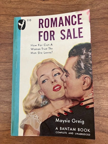 Vtg Paperback - ROMANCE FOR SALE By Maysie Greig