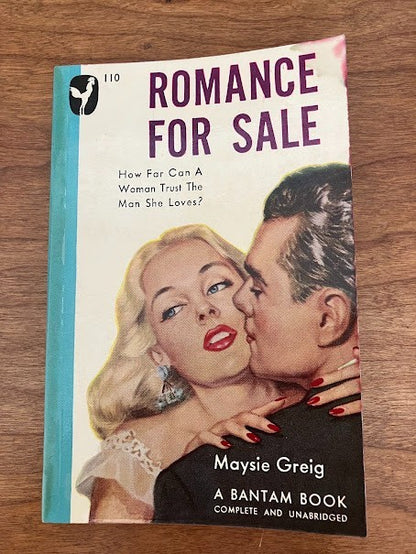 Vtg Paperback - ROMANCE FOR SALE By Maysie Greig