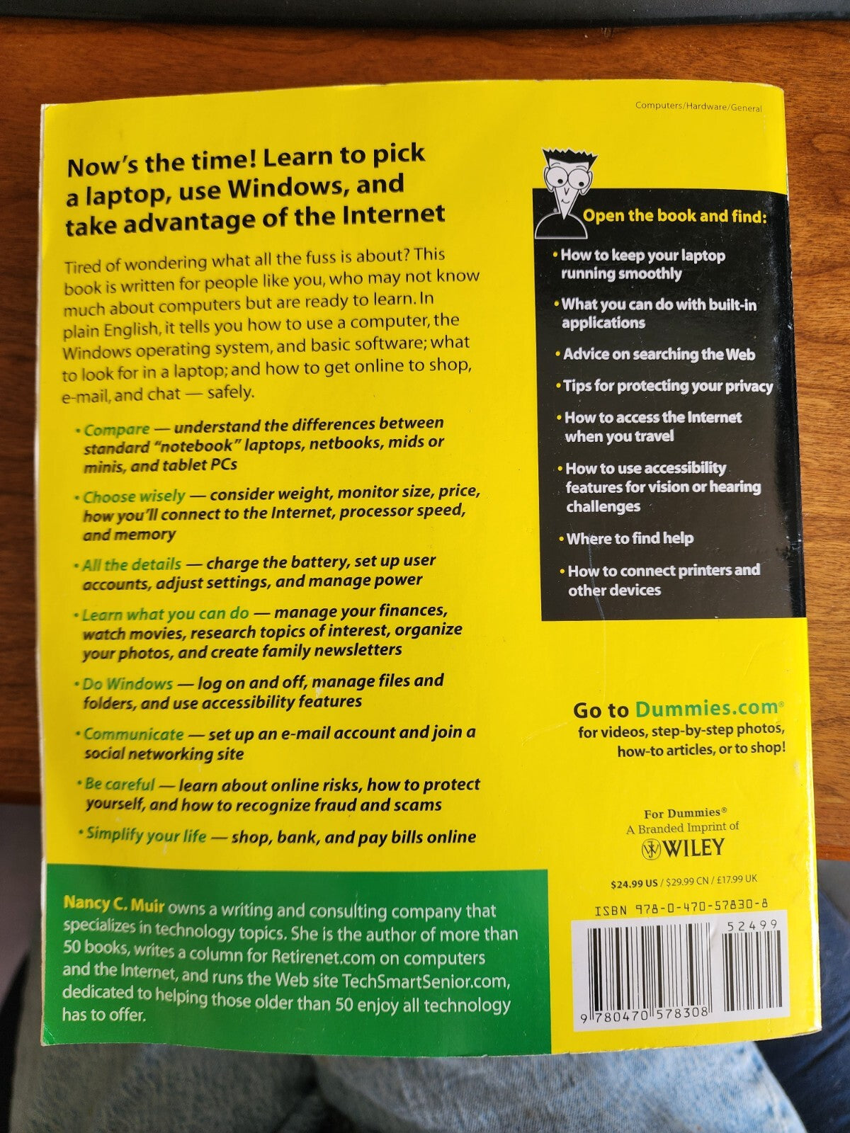 Laptops For Seniors For Dummies - Paperback By Muir, Nancy C.
