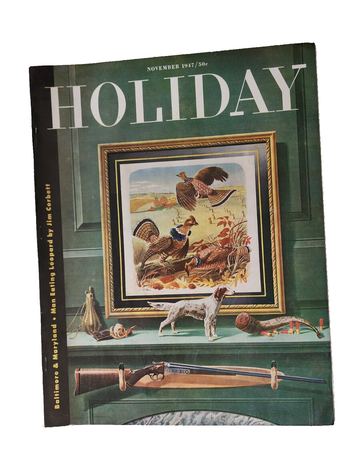 1947 NOVEMBER HOLIDAY MAGAZINE - BALTIMORE MARYLAND