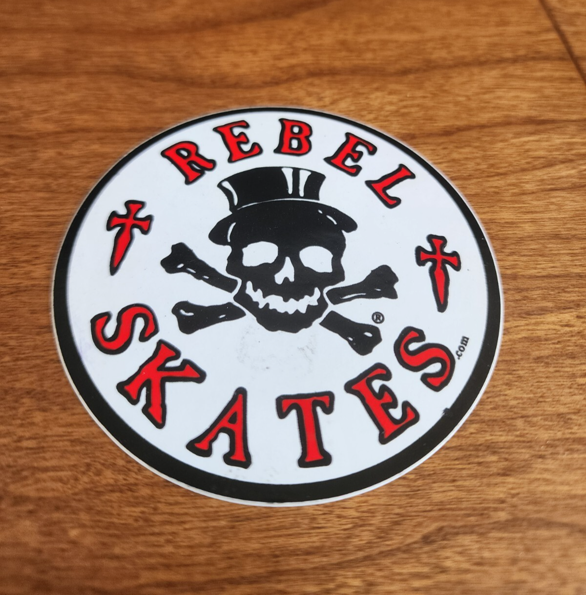 Vintage 1980’s “Rebel Skates” Portland Oregon Skateboard Sticker