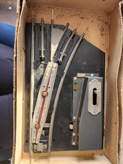 American Flyer O gauge Manual Track Switch Left Right pair C-5 good