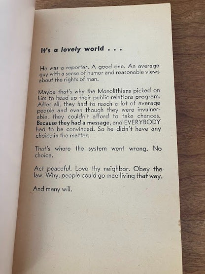 Vtg Paperback - 30 Day Wonder by Richard Wilson