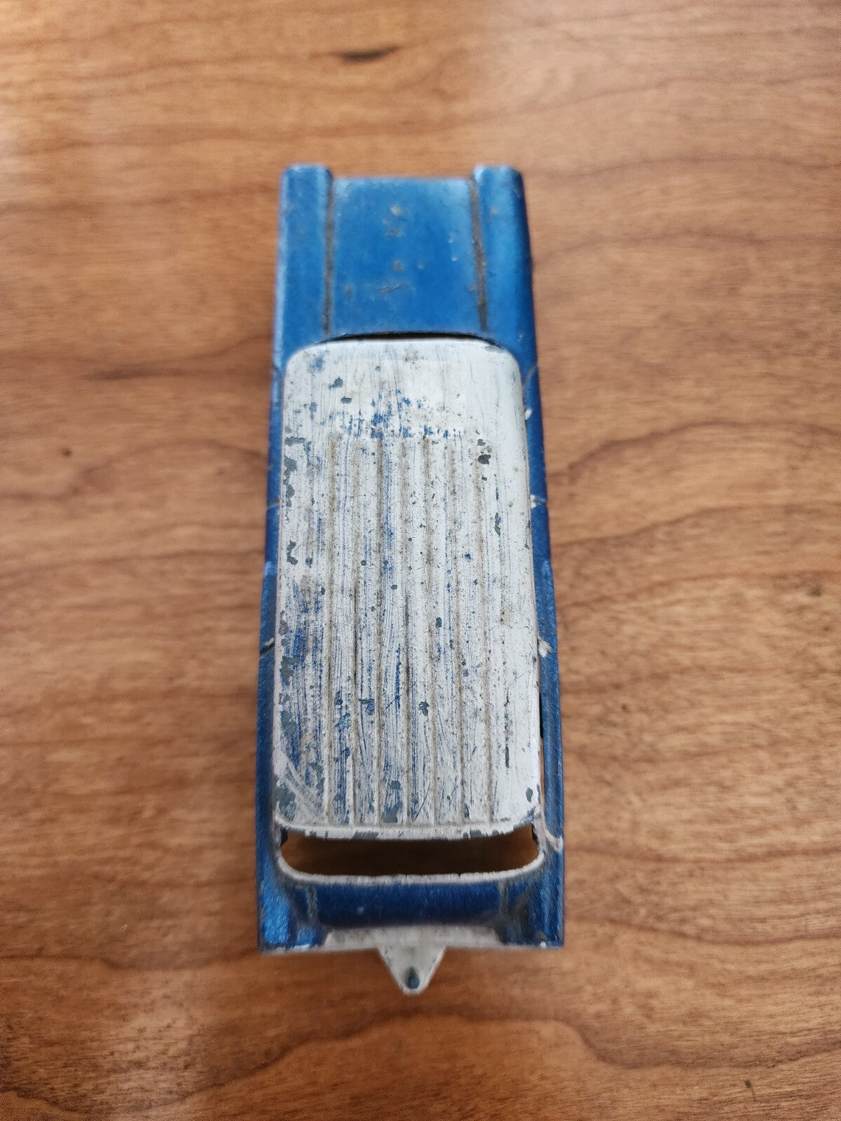 Vintage Tootsie Toy Dark Blue and Grey 4" Made in the USA