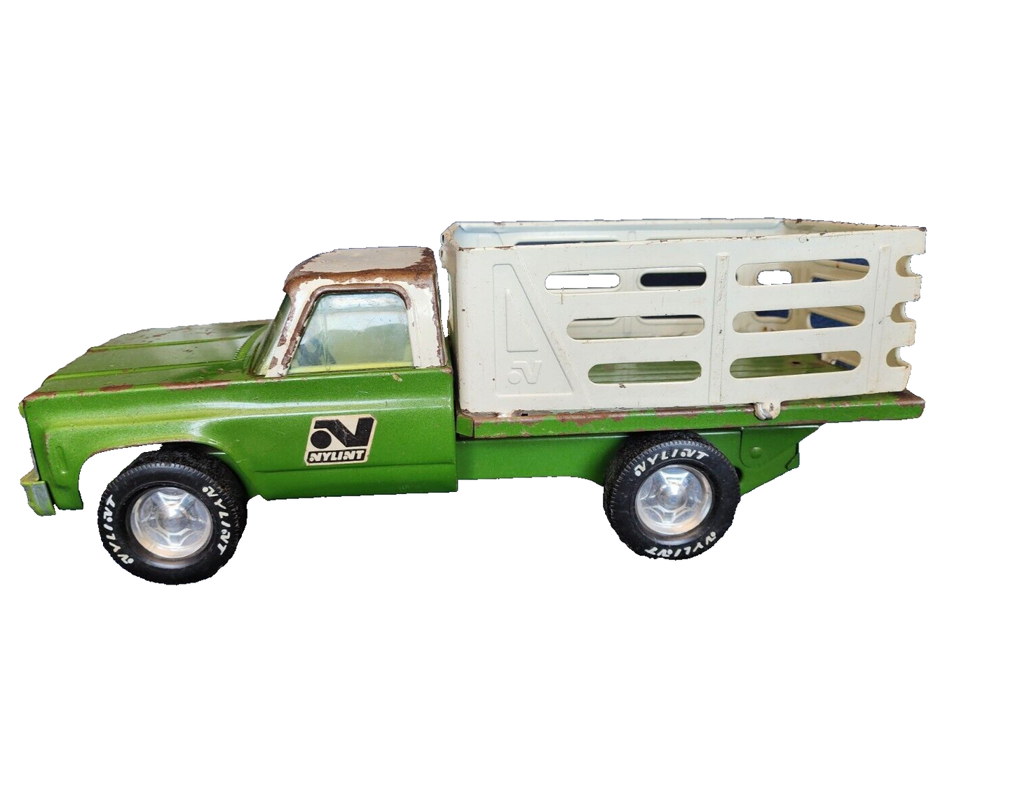 Vintage Nylint Farms Cattle Truck with trailer