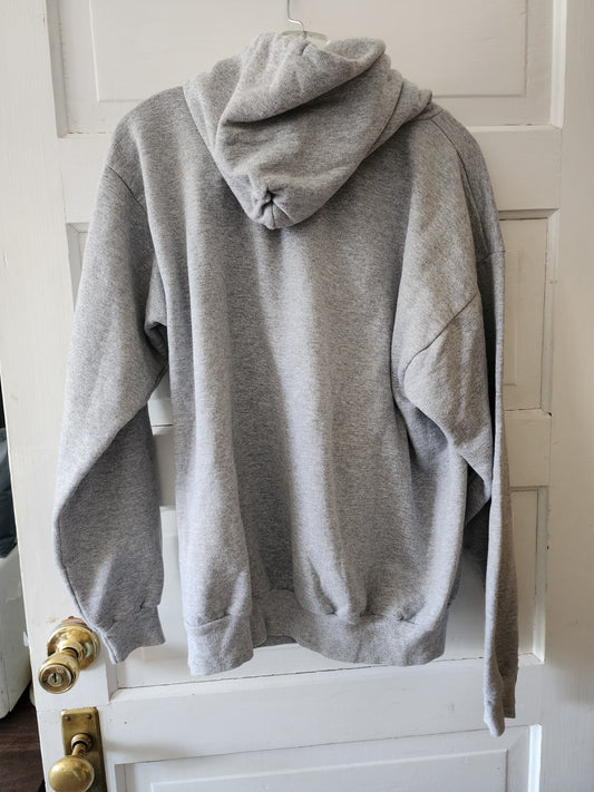Disneyland Grey Vintage Style Sweater Hoodie Sz Large