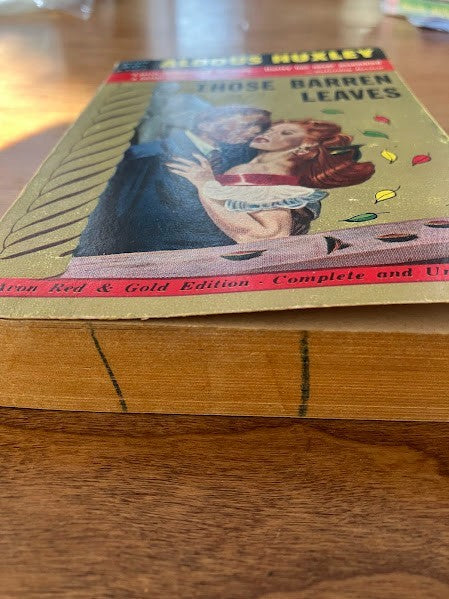 Avon Books - THOSE BARREN LEAVES by Aldous Huxley