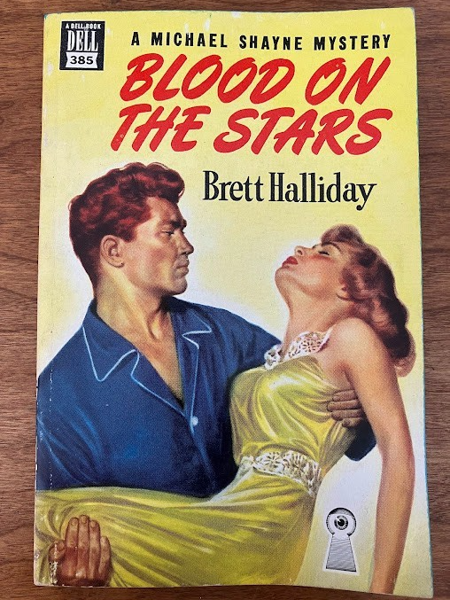 Vtg Paperbacks by Brett Halliday - lot of 2