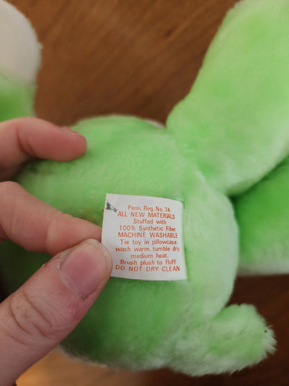 Vtg Care Bear 1980’s Light Green Good Luck Shamrock 13”
