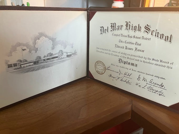 Graduation Diploma - Del Mar High School
