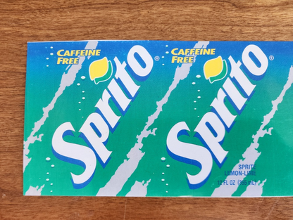 12 Fl Oz Sprito Soda Sticker Prop