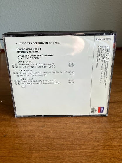 CD - Beethoven The Nine Symphonies - Chicago Symphony Orchestra Sir George Solti