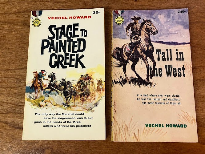Gold Medal Books by Vechel Howard - lot of 2