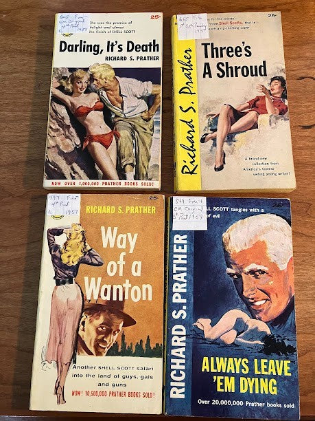 Vintage Paperbacks - Robert S. Prather - lot of 4