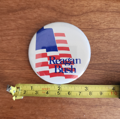 Presidential Ronald Reagan Campaign George Bush President Pin