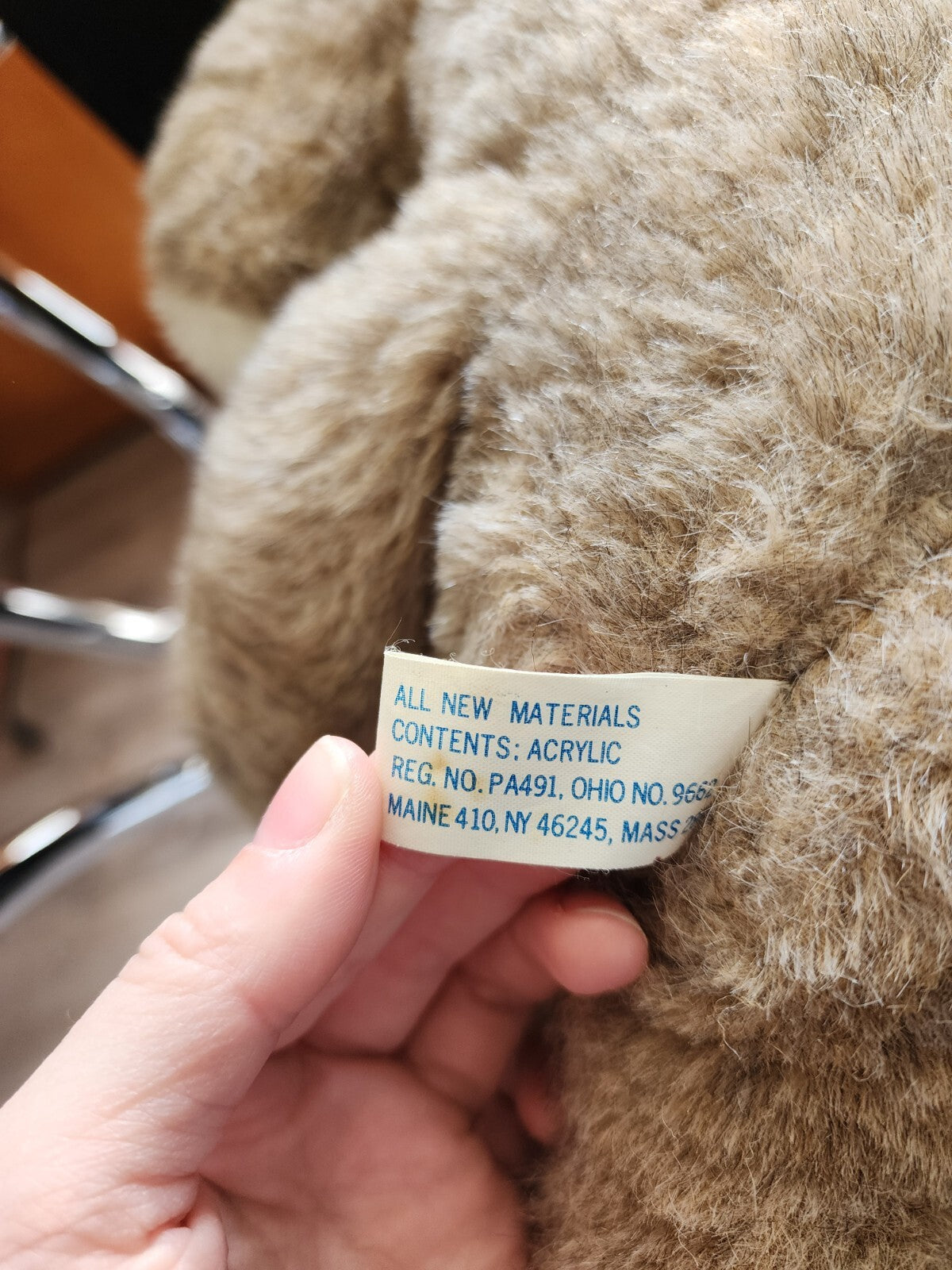 Vintage Brown Bunny Rabbit Plush Toy 1981 Cottontail Spearhead 17"