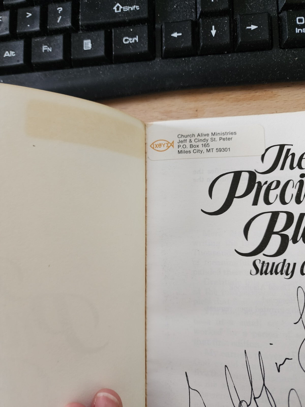 The precious blood  Study guide