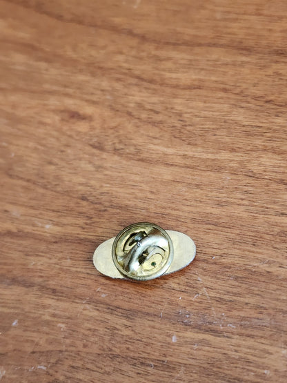 Collectible RSVP Oval Pin Gold Tone
