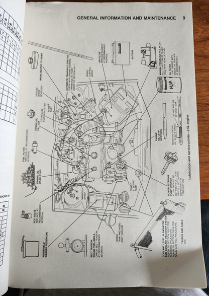No. 7830 Chilton Repair Manual Taurus Sable Continental 1986-89