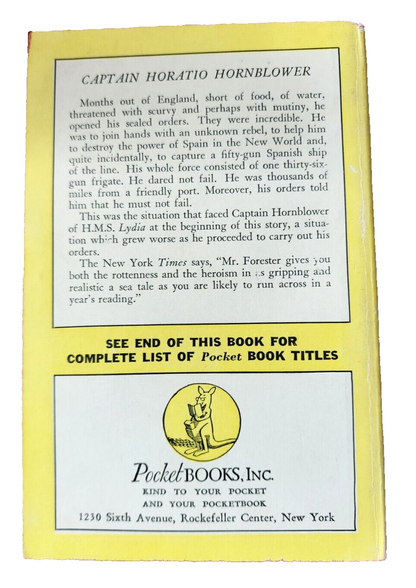 Beat to Quarters by C. S. Forester (Pocket #174 1'st print. 1942)